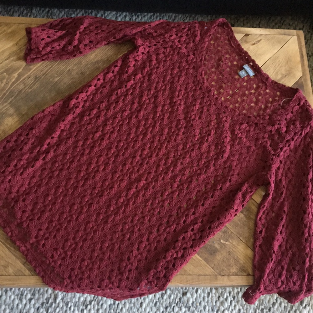 Fall lace top